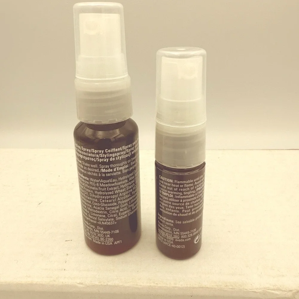 AVEDA 2‎ travel size Invati Scalp Revitalizer .34 Oz and Thickening Tonic 1.0 Oz